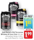 Aktuelles Old Tennessee Whiskey & Coca-Cola Angebot bei EDEKA in Ludwigsburg ab 1,85 €