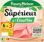Jambon Le Supérieur à l'Étouffée Conservation Sans Nitrite - Fleury Michon en promo chez Netto Jambon Le Supérieur à l'Étouffée Conservation Sans Nitrite - Fleury Michon dans le catalogue Netto