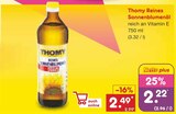 Reines Sonnenblumenöl im Angebot bei Netto Marken-Discount in Neuss Reines Sonnenblumenöl Angebote von Thomy bei Netto Marken-Discount Neuss für 2,22 €