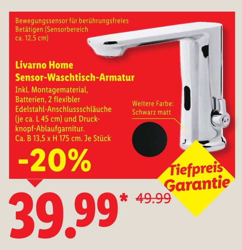 Sensor-Waschtisch-Armatur