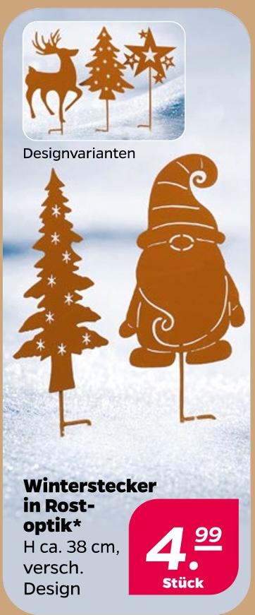 Winterstecker in Rostoptik