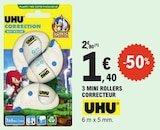 E.Leclerc Évry - Promo 3 mini rollers correcteur Promo 3 mini rollers correcteur à 1,40 € dans le catalogue E.Leclerc à Évry