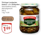 Gewürz- oder Senfgurken im Angebot bei GLOBUS in Erfurt Gewürz- oder Senfgurken Angebote von Thüringer Landgarten bei GLOBUS Erfurt für 1,69 €