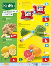 Aktueller Netto Marken-Discount Prospekt mit Bio Lebensmittel, "Aktuelle Angebote", Seite 12