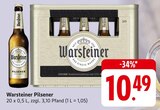 Warsteiner Pilsener Angebote von Warsteiner bei EDEKA Lahr für 10,49 €