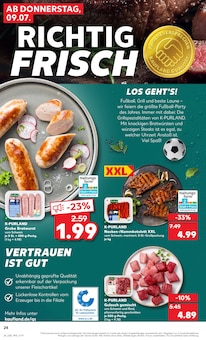 Bratwurst im aktuellen Kaufland Prospekt (Braunschweig) Bratwurst im Kaufland Prospekt "Hier bin ich richtig" mit 69 Seiten (Braunschweig)