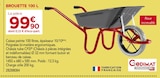 Brouette 100 l - Gedimat en promo chez Gedimat Brouette 100 l - Gedimat dans le catalogue Gedimat