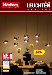 Höffner Prospekt für Kassel mit 8 Seiten Höffner Prospekt für Kassel: "LEUCHTEN SPEZIAL", 8 Seiten, 29.10.2025 - 11.11.2025