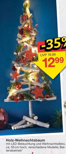 Holz-Weihnachtsbaum bei Jawoll in Cuxhaven Holz-Weihnachtsbaum im Angebot bei Jawoll Cuxhaven für 12,99 €