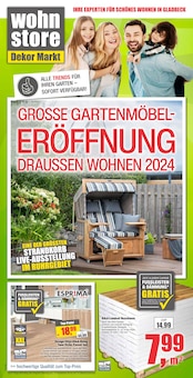 Bodenbelag im Dekor-Markt Prospekt "DRAUSSEN WOHNEN 2024!" mit 12 Seiten (Duisburg)