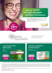 Aktueller mea - meine apotheke Apotheke Prospekt in Leverkusen und Umgebung, "Unsere Februar-Angebote" mit 4 Seiten, 01.02.2025 - 28.02.2025