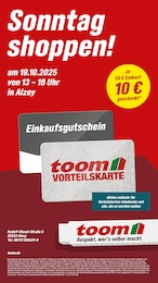 toom Baumarkt Prospekt für Bad Kreuznach mit 1 Seite toom Baumarkt Prospekt für Bad Kreuznach: "Sonntag shoppen!", 1 Seite, 19.10.2025 - 19.10.2025