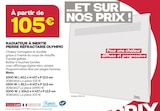Radiateur à inertie pierre réfractaire - Olympic en promo chez Gedimat Radiateur à inertie pierre réfractaire - Olympic dans le catalogue Gedimat