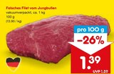 Aktuelles Falsches Filet vom Jungbullen Angebot bei Netto Marken-Discount in Reutlingen ab 1,39 €