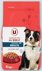 Croquettes au boeuf pour chien adulte - U - Super U à Metz Croquettes au boeuf pour chien adulte - U en promo chez Super U Metz à 3,99 €