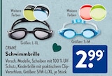 Schwimmbrille im ALDI SÜD Prospekt Schwimmbrille von CRANE im aktuellen ALDI SÜD Prospekt für 2,99 €