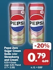 Zero Sugar Vanilla Cream Soda Angebote von Pepsi bei famila Nordwest Lingen für 0,79 €