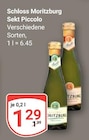Sekt Piccolo im Angebot bei GLOBUS in Saarbrücken Sekt Piccolo Angebote von Schloss Moritzburg bei GLOBUS Saarbrücken für 1,29 €