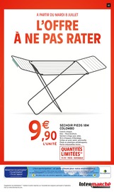 Séchoir À Linge Angebote im Prospekt "-60% DE REMISE IMMÉDIATE SUR LE 2ÈME" von Intermarché Séchoir À Linge Angebote im Prospekt "-60% DE REMISE IMMÉDIATE SUR LE 2ÈME" von Intermarché auf Seite 43