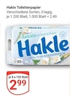 Toilettenpapier im Angebot bei GLOBUS in Oberhausen Toilettenpapier Angebote von Hakle bei GLOBUS Oberhausen für 2,49 €