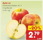 Äpfel rot im Angebot bei Netto Marken-Discount in Aachen Äpfel rot Angebote bei Netto Marken-Discount Aachen für 2,79 €