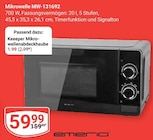 Mikrowelle MW-131692 im Angebot bei GLOBUS in Bad Homburg Mikrowelle MW-131692 Angebote von Emerio bei GLOBUS Bad Homburg für 1,99 €