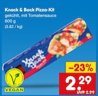 Pizza-Kit Angebote von Knack & Back bei Netto Marken-Discount Kaufbeuren für 2,29 €