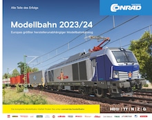 Conrad Electronic Prospekt: "Modellbahn 2023/24", 582 Seiten, 08.01.2024 - 31.05.2024