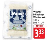Münchner Weißwurst im Angebot bei EDEKA in Lahr Münchner Weißwurst Angebote von Wasner bei EDEKA Lahr für 3,33 €