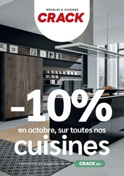 Promos Cuisine dans le catalogue "Livraison offerte dès €500 d'achat de meubles" de Crack Cuisine en promo dans le catalogue Crack à la page 42
