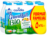 Grandlait Bio demi-écrémé - Candia en promo chez Auchan Supermarché Vitry-sur-Seine à 8,53 €