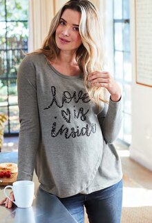 Umstands-Sweatshirt bei Ernstings family in Bremen Umstands-Sweatshirt im Angebot bei Ernstings family Bremen für 19,99 €