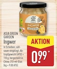 Ingwer im Angebot bei ALDI Nord in Wolfsburg Ingwer Angebote von Asia Green Garden bei ALDI Nord Wolfsburg für 0,99 €