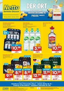 Volvic im Netto Marken-Discount Prospekt "DER ORT, AN DEM DU IMMER AUSGEZEICHNETE PREISE FINDEST." mit 2 Seiten (Meerbusch)