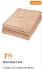 Action Hanau - Handtuchset Angebot im Prospekt Handtuchset bei Action im Hanau Prospekt für 7,95 €