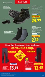 Offre Pantalon Homme dans le catalogue Lidl du moment à la page 41