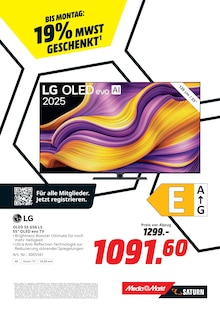 Fernseher im aktuellen MediaMarkt Saturn Prospekt (Langenhagen) Fernseher im MediaMarkt Saturn Prospekt "BIS MONTAG: 19% MWST GESCHENKT" mit 21 Seiten (Langenhagen)