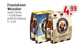 Weissbier von Franziskaner im aktuellen Trinkgut Prospekt für 4,99 €