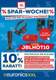 EURONICS EGN Prospekt "JBL SPAR-WOCHE!" für Goosefeld, 1 Seite, 04.12.2023 - 10.12.2023 EURONICS EGN Prospekt "JBL SPAR-WOCHE!" für Goosefeld, 1 Seite, 04.12.2023 - 10.12.2023