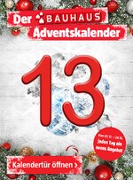 BAUHAUS Prospekt "Der BAUHAUS Adventskalender", 1 Seiten, für Hanau, 13.12.2019 - 13.12.2019 BAUHAUS Prospekt "Der BAUHAUS Adventskalender", 1 Seiten, für Hanau, 13.12.2019 - 13.12.2019