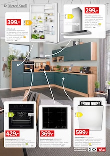 Kühlschrank im XXXLutz Möbelhäuser Prospekt "NR.1 BEI KÜCHEN" mit 16 Seiten (Lörrach)