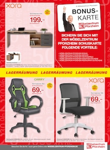 Bürostuhl im aktuellen Möbelzentrum Pforzheim Prospekt (Stuttgart) Bürostuhl im Möbelzentrum Pforzheim Prospekt "UNSERE LAGERRÄUMUNG IHRE CHANCE" mit 30 Seiten (Stuttgart)