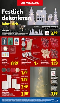 Weihnachtsdeko im aktuellen Lidl Prospekt (Münster) Weihnachtsdeko im Lidl Prospekt "LIDL LOHNT SICH" mit 69 Seiten (Münster)