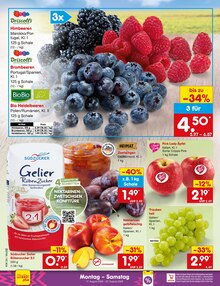 Obst im aktuellen Netto Marken-Discount Prospekt (Mannheim) Obst im Netto Marken-Discount Prospekt "Aktuelle Angebote" mit 71 Seiten (Mannheim)