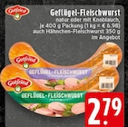 Geflügel-Fleischwurst natur Angebote von Gutfried bei E center Oberhausen für 2,79 €