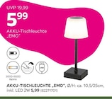 AKKU-TISCHLEUCHTE „EMO“ im Angebot bei mömax in Völklingen AKKU-TISCHLEUCHTE „EMO“ Angebote bei mömax Völklingen für 5,99 €