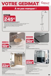 Promos Cabine De Douche dans le catalogue "POUR BIEN RÉNOVER COMPTEZ SUR NOUS..." de Gedimat Cabine De Douche en promo dans le catalogue Gedimat à la page 17