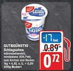 Schlagsahne von Gut&Günstig im aktuellen EDEKA Prospekt