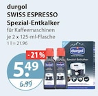 SWISS ESPRESSO Spezial-Entkalker von durgol im aktuellen V-Markt Prospekt für 5,49 €