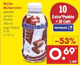 Müllermilch im Angebot bei Netto Marken-Discount in Lingen Müllermilch Angebote von Müller bei Netto Marken-Discount Lingen für 0,69 €